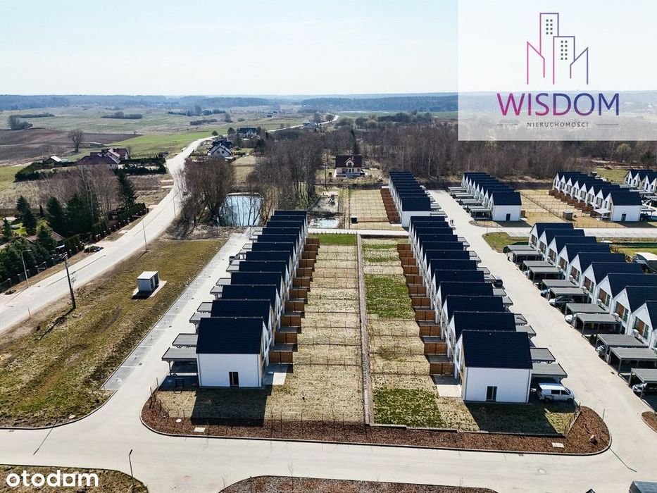 Dom w standardzie dewelop. (parter+piętro) ogródek