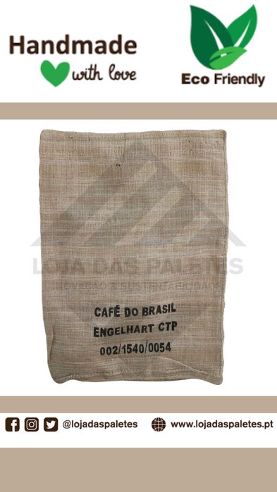 Sacas de Serrapilheira / Juta de Café para decoração