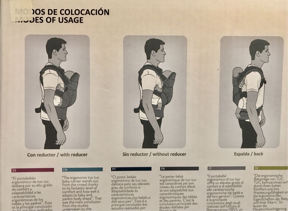 Marsupio Ergonomic Tuc Tuc