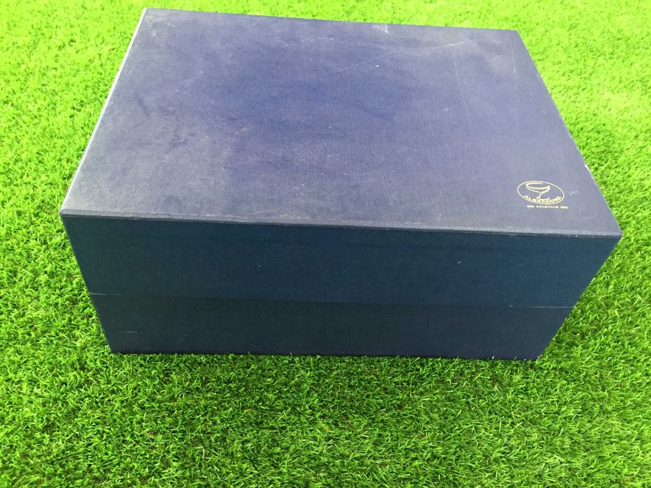 Decanter e dois copos em Cristal Superior