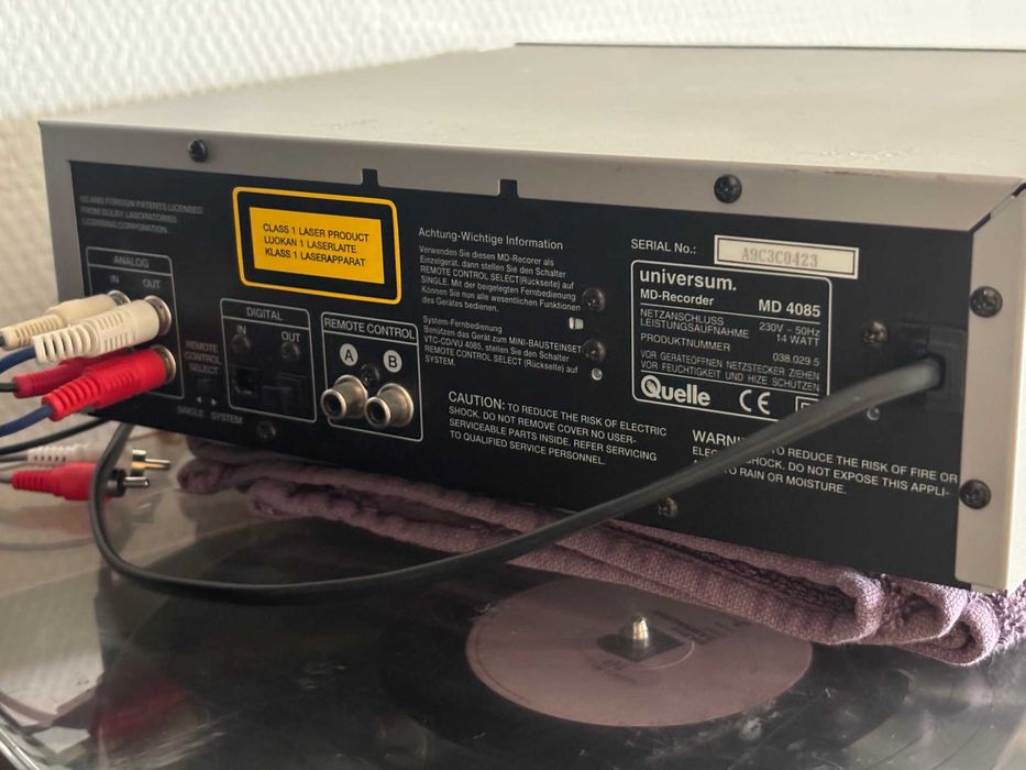Odtwarzacz Mini Disc Universum MD 4085 - 100% OK