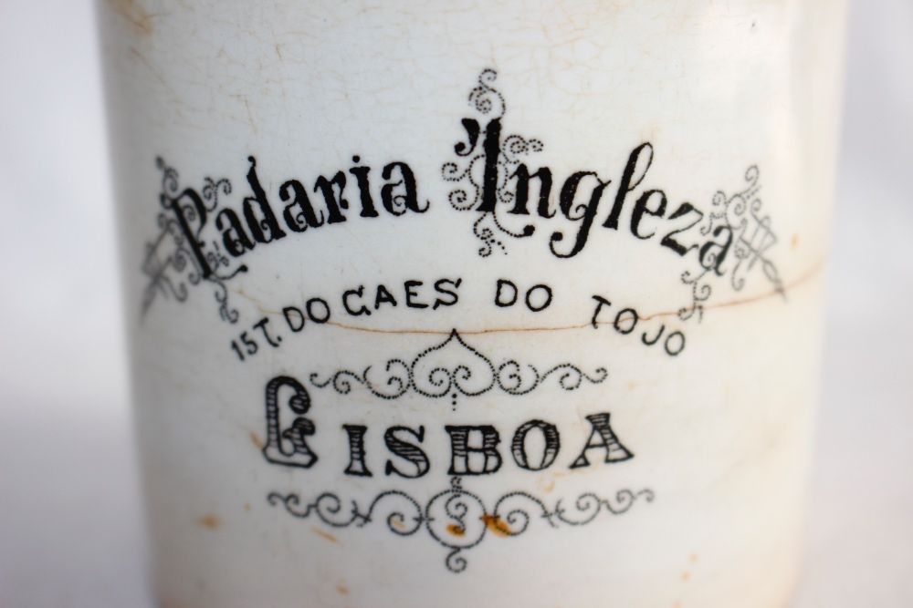1898 - Pote Real Fabrica Sacavem - Padaria Ingleza - Lisboa - Raro