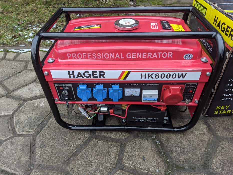 Бензогенератор Бензиновий генератор з електростартером і автозапуском