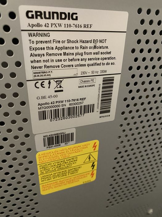 Televisão plasma Grundig