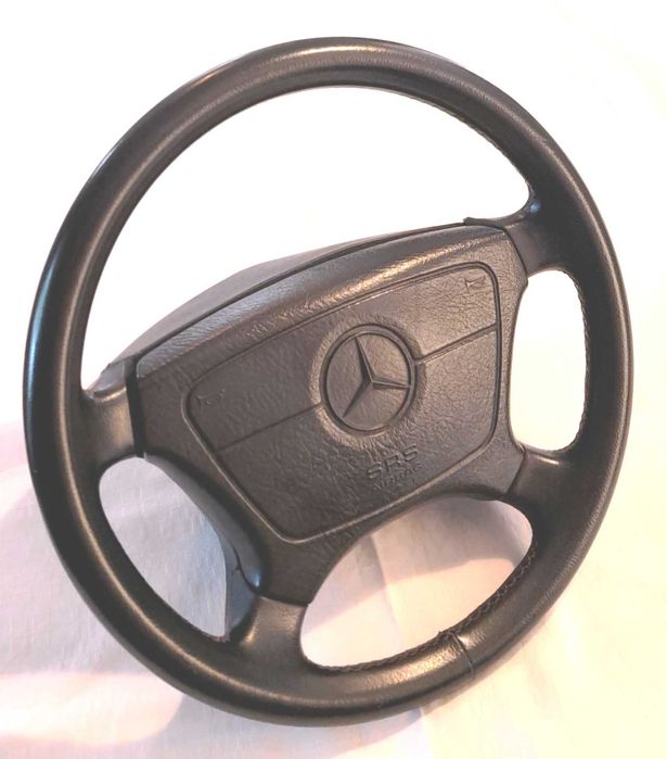 Volante Mercedes W124 c/airbag, impecável