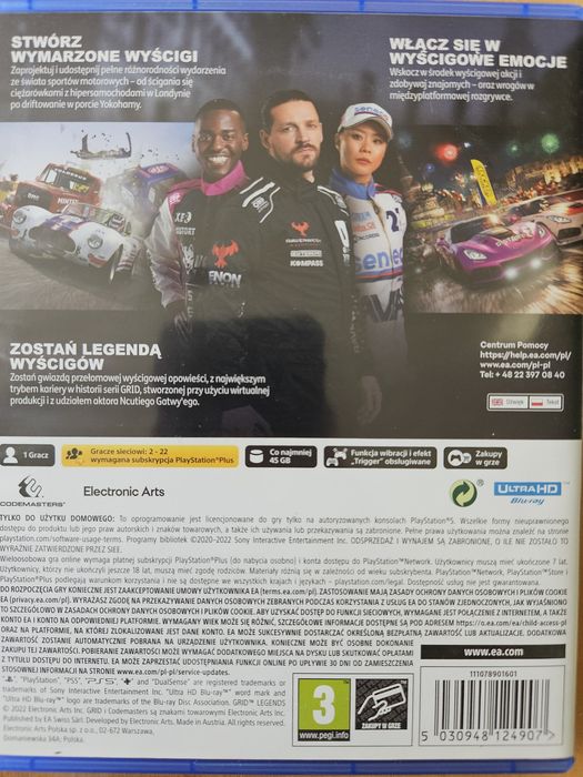 Grid Legends ps5