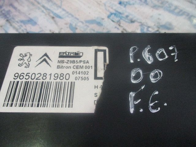 Módulo banco PEUGEOT 607 (9D, 9U)