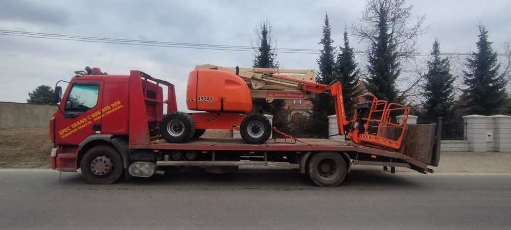 Holowanie Transport Busy Traktory Wózki widłowe laweta koparki ładowar
