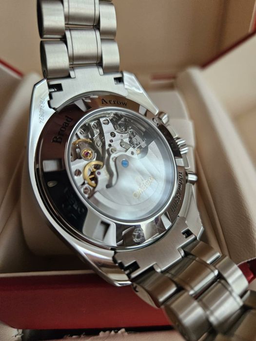Omega Speedmaster Chronograph Automatic – Broad Arrow – Full Steel.