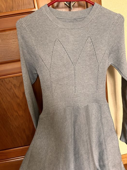 Сукня плаття в рубчик