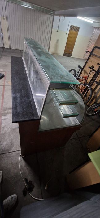 Balcao arca frigorifica a funcionar