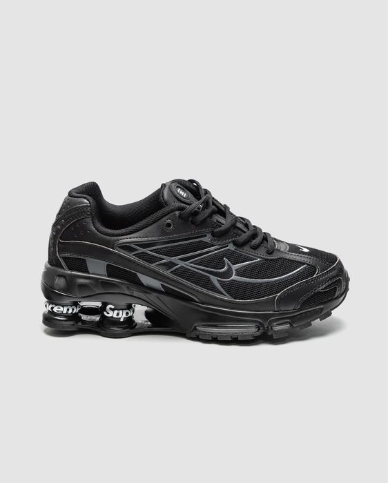 Nike Shox Ride 2 Supreme Black White найк чорні супрім 38-45р