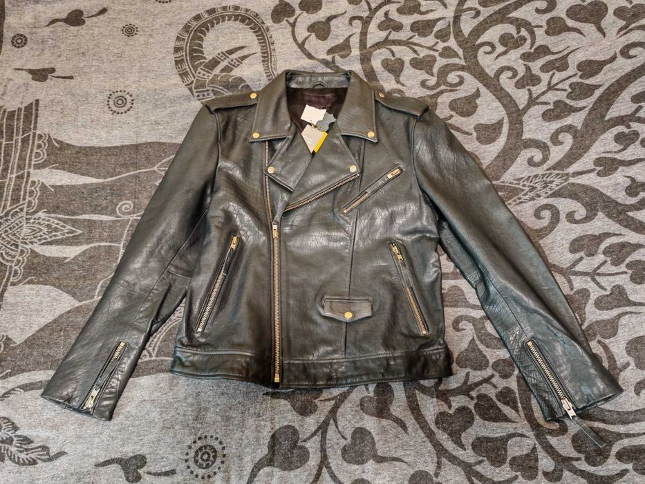 kurtka skórzana H&M ramoneska męska rozmiar 54