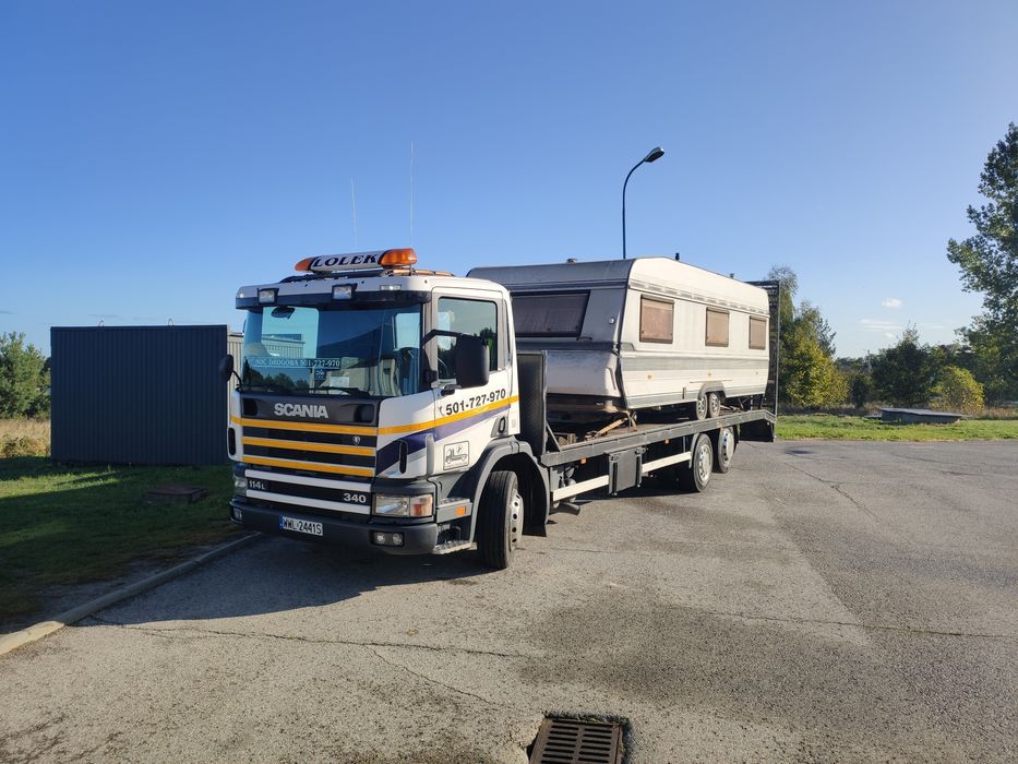 Relokacja Transport Maszyn "LOLEK" Pomoc drogowa Laweta