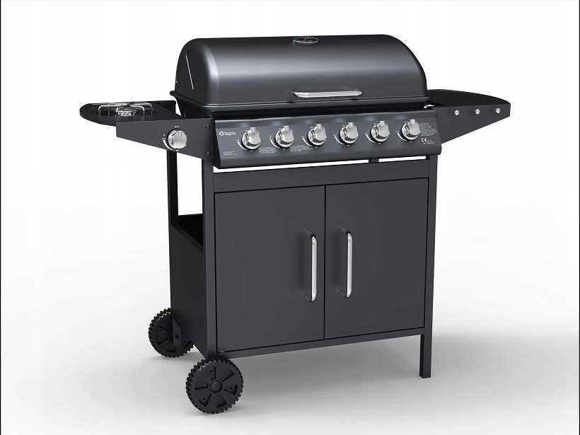 Grill gazowy TEPRO TARBORO 6+1 ogrodowy 14,3kw kółka !