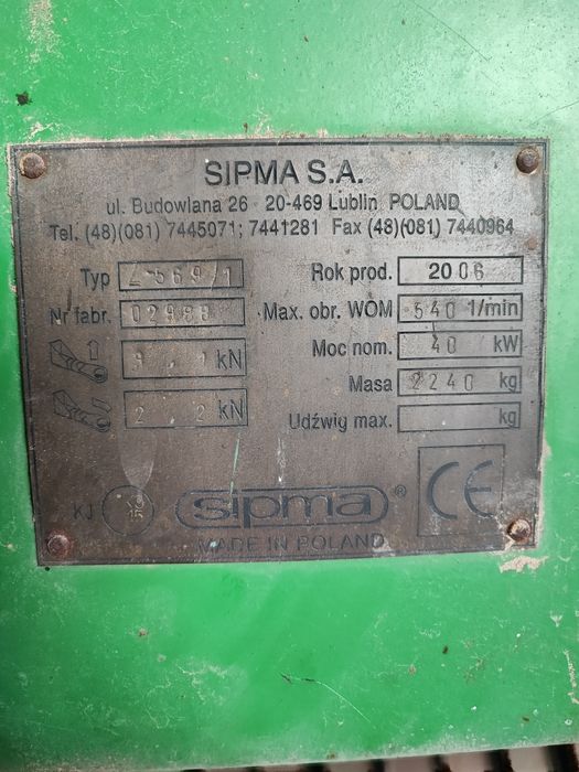 Prasa rolująca Sipma Z-569/1 Farma 2