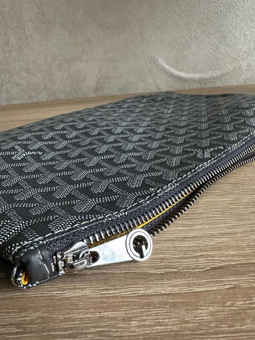 Клатч косметичка Goyard Poukh сірий