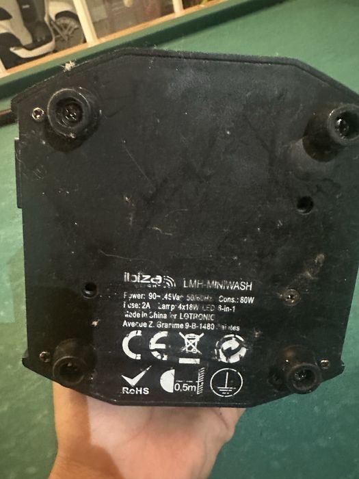 3 moving heads Ibiza Light LMH-MINIWASH