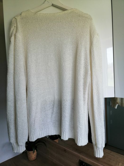 Sweter kremowy bez guzików 42/XL/14