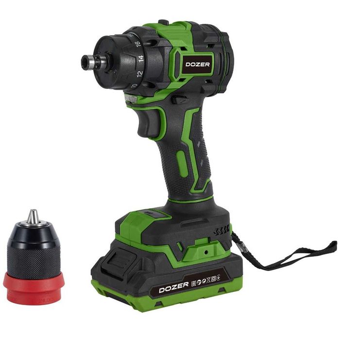 Акумуляторний шуруповерт DOZER D30 Pro 2АКБ , кейс ,50 Нм