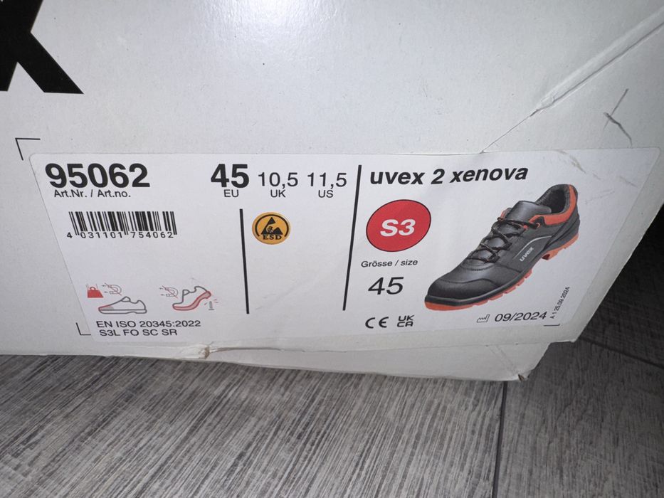 Buty ochronne Uvex 2 xenova s3