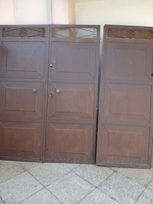 Portao garagem 3 folhas