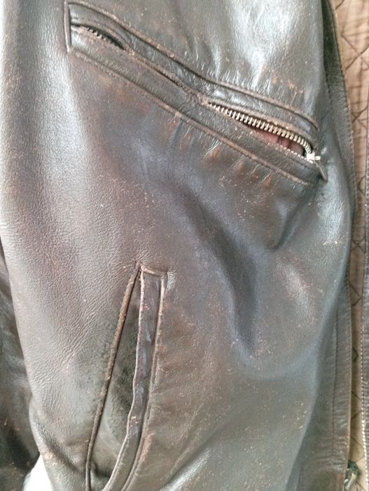 Куртка лётная кожа бу 52р