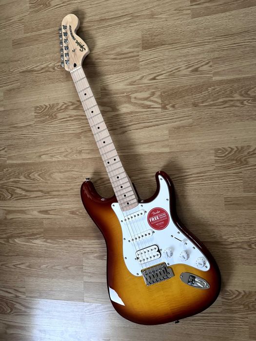 Новий Squier by Fender Affinity Stratocaster FMT HSS Sienna Sunburst