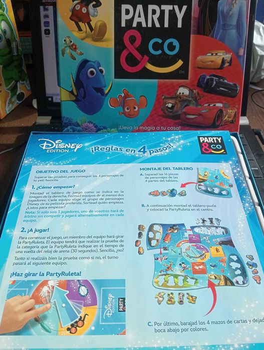 Jogo Party & Co Disney Edição Especial  - (Versão Espanhola) Novo