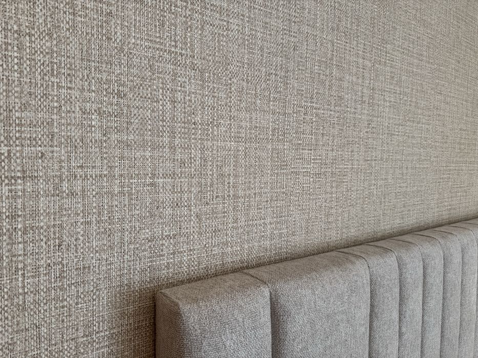 Colagem, aplicador, colocação, aplicação de papel parede