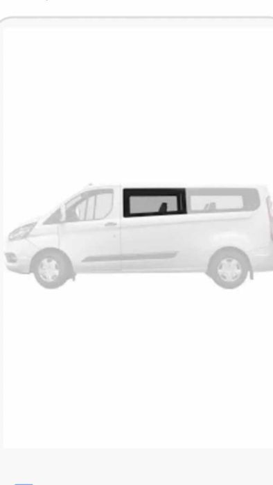 Стекло боковое левое на Ford Transit Custom