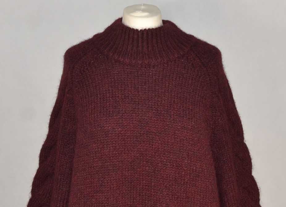 VERO MODA VMZEN Nowy Sweter Damski S Oversize Oryginalny Wełna Alpaka