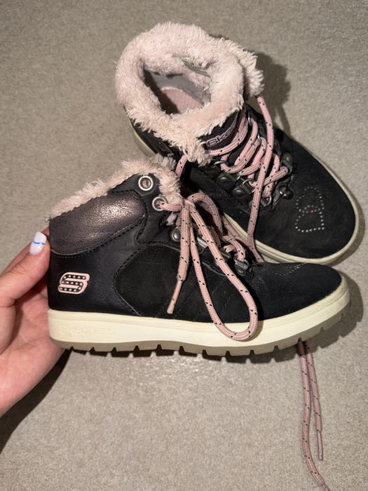 Черевички демі чоботи skechers для дівчинки