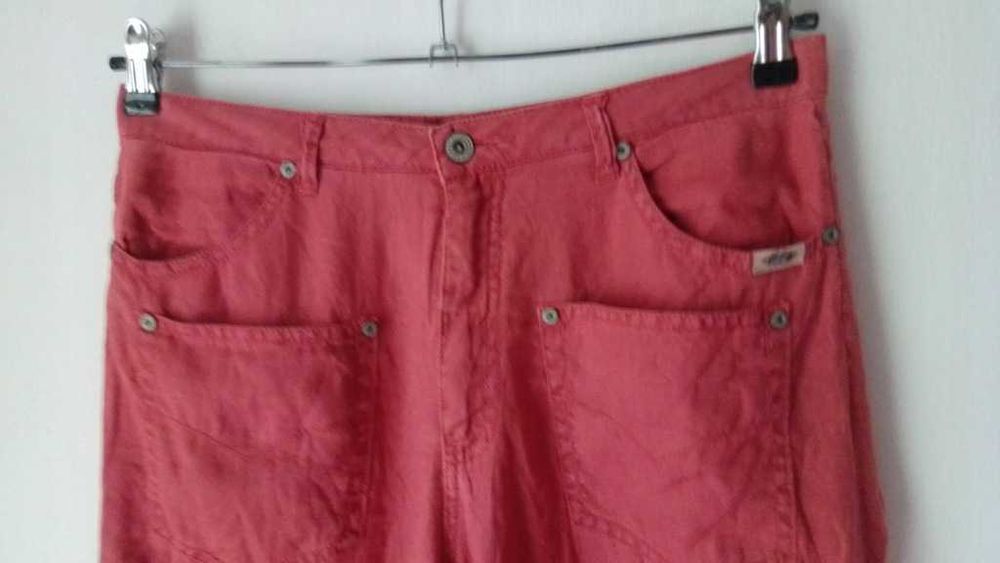 Spodenki lniane Didi 100% len BDB 38/40