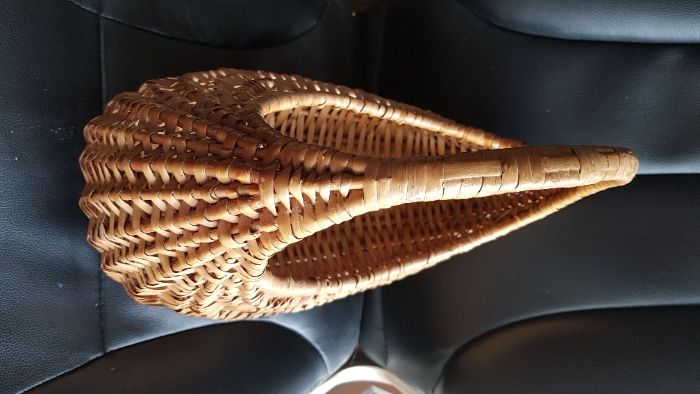 Cesta de arrumação (ou decorativa) em Verga