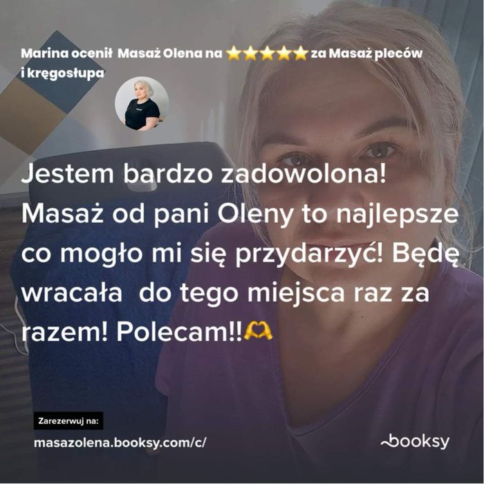 Masaz zdrowie relax