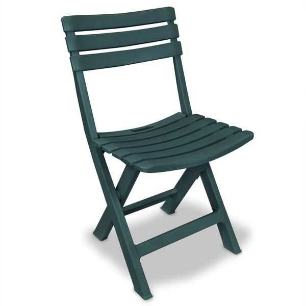 Conjunto bistrô para jardim 3 peças plástico verde