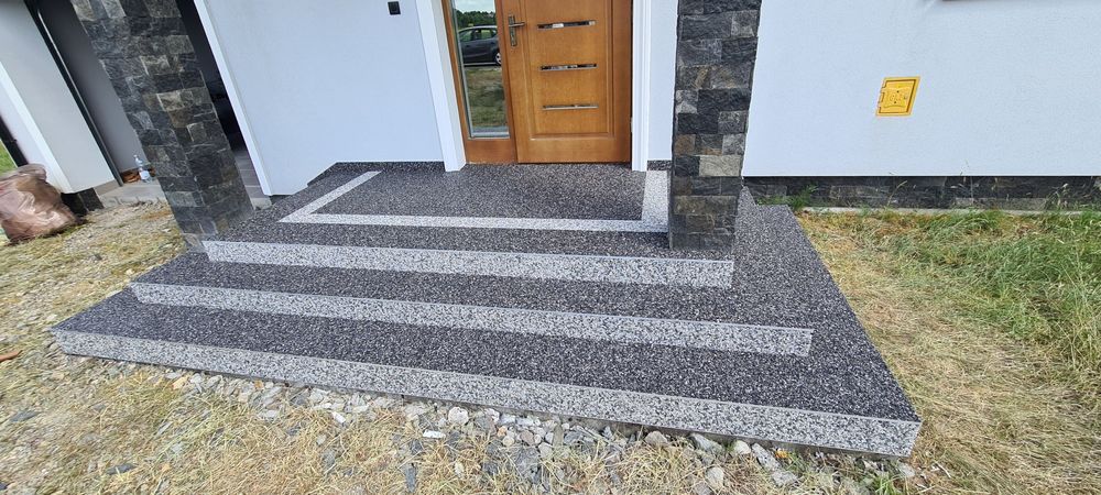 Żywica KAMIENNY DYWAN  Schody Balkon Taras Żywica