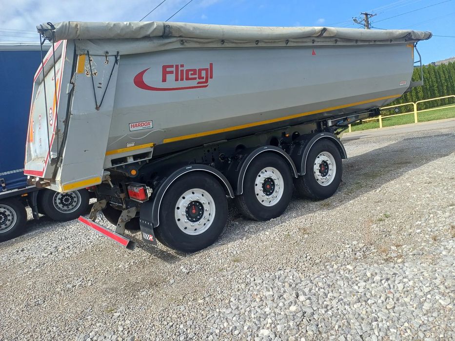 Fliegl Rynna Stalowa Hardox , Waga Kg  Osie Saf Oś ,Podnoszona,