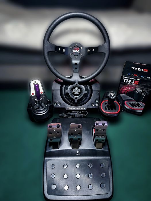 !!OKAZJA!! kierownica do gier thrustmaster ts-xw cały zestaw