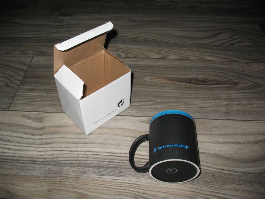 Kubek tablica + kreda do pisania