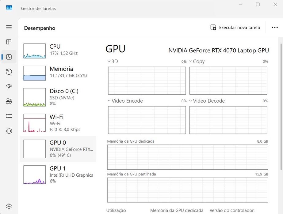 Portatil HP victus 16-r1035ns - Intel Core I7 14650hx; rtx 4070; 32GB ram
