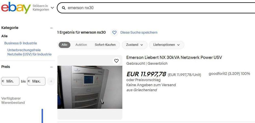 UPS Emerson NX-30kVA, Quattro , 3 фазы Victron hi voltage,  LiFePo4/Pb