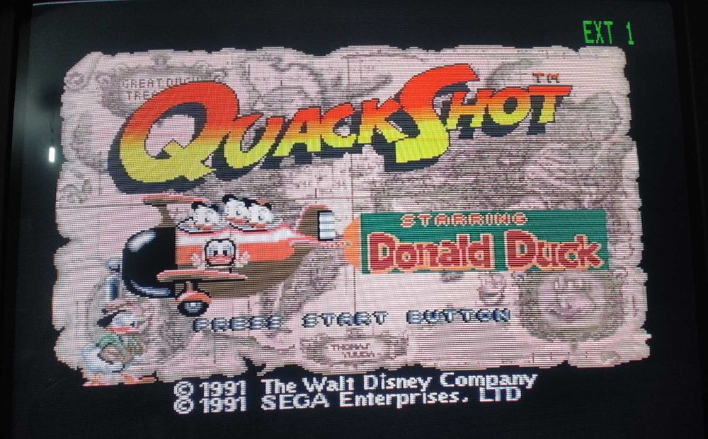 Quackshot Mega Drive