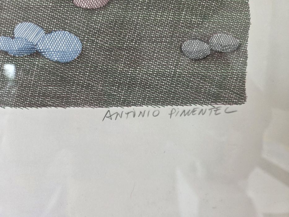 Serigrafia de António Pimentel com Moldura