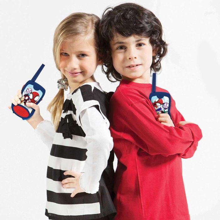 Lexibook Krótkofalówki walkie talkie z zasięgiem 200 metrów Spidey