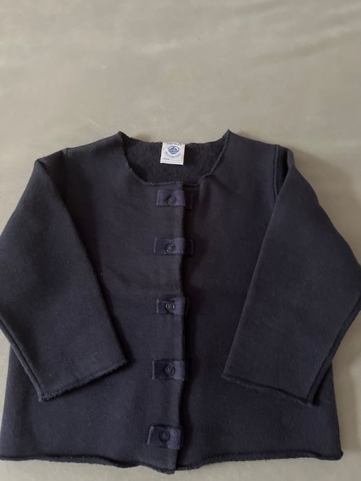 Sweterek Petit Bateau 74 12 Mcy granat