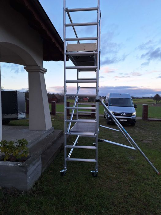 Rusztowanie Aluminiowe EUROSCAFFOLD 5 m robocze.