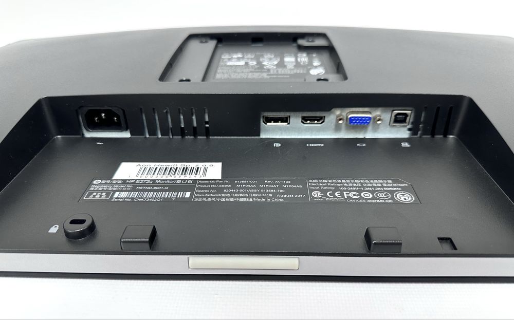 Монітор 27 2K HP E272q 2560x1440 IPS 16:9 10 bit 1.07 млрд sRGB 100%