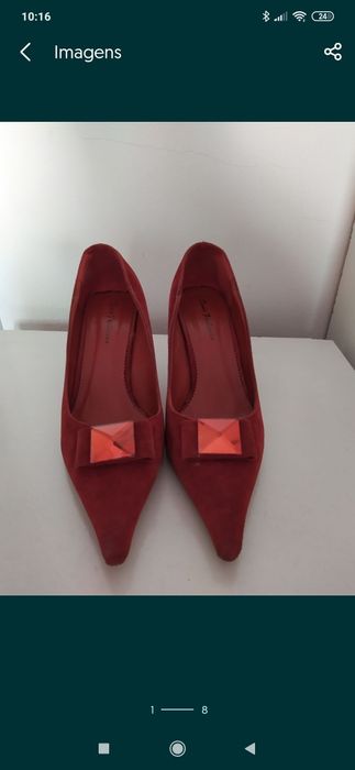 Sapatos salto alto 38-39 como novos